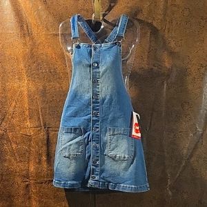 (LAST CALL) Denim overall dress NWT